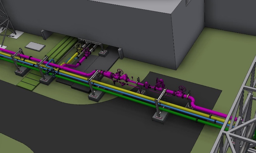 Replacement Pipe Bridge